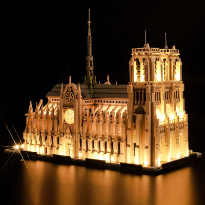 BrickBling Light Kit for LEGO Architecture Notre-Dame de Paris 21061