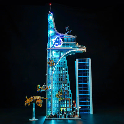 BrickBling Light Kit for LEGO Marvel Avengers Tower 76269 GC Version