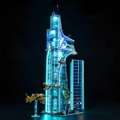 BrickBling Light Kit for LEGO Marvel Avengers Tower 76269 GC Version