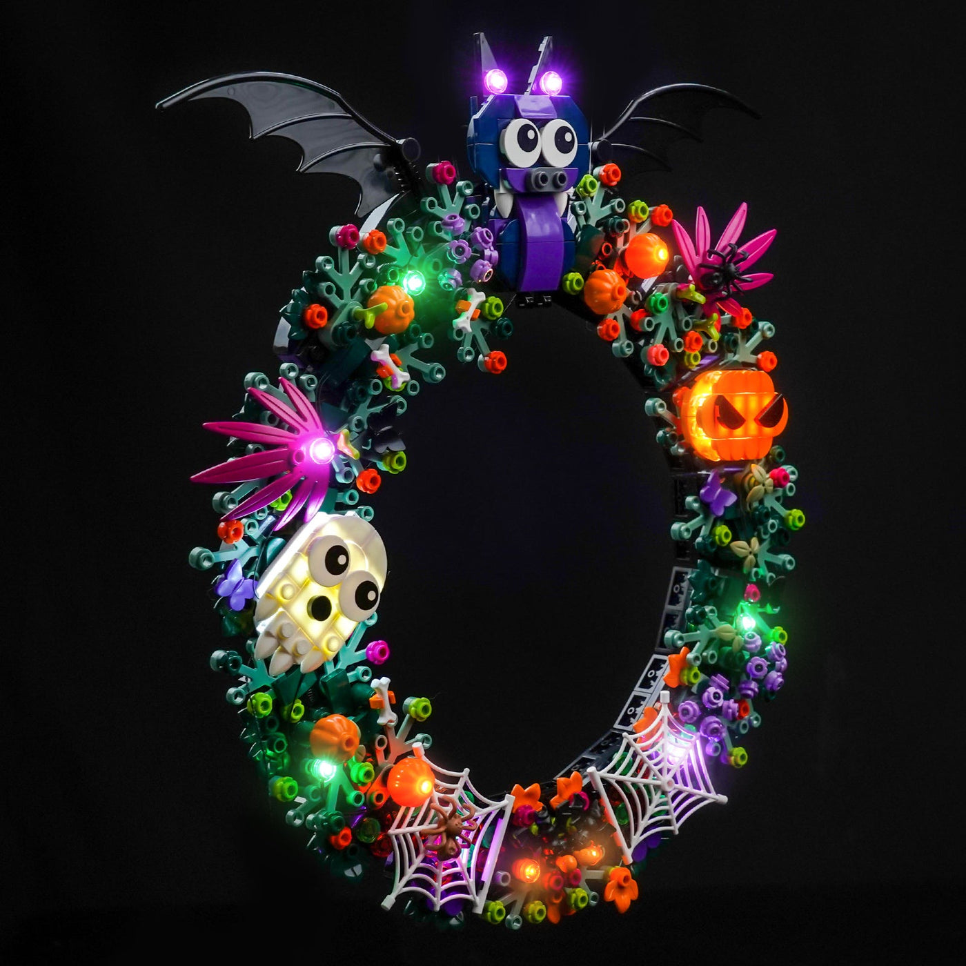 BrickBling Light Kit for LEGO Halloween Wreath 40825