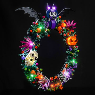 BrickBling Light Kit for LEGO Halloween Wreath 40825