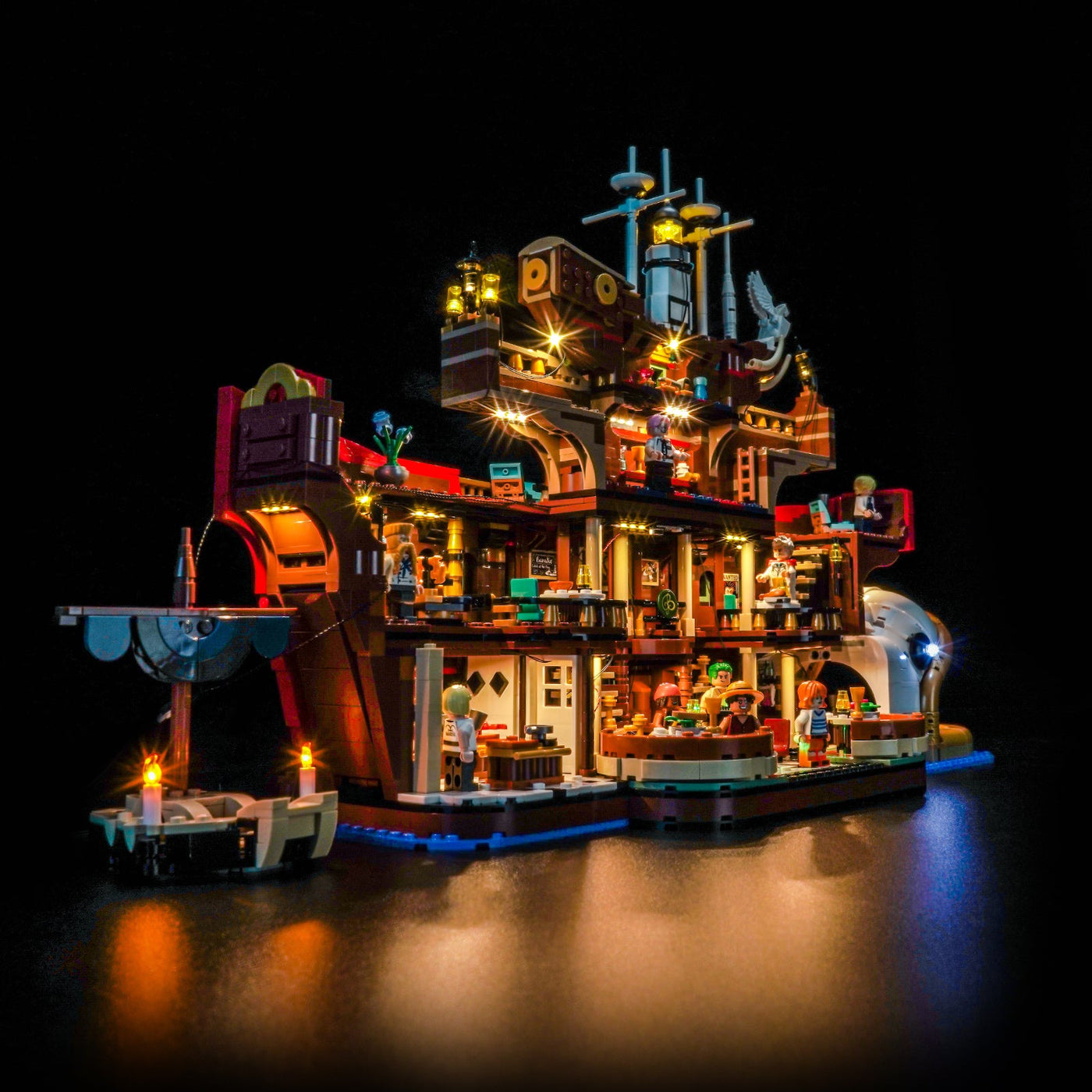 BrickBling Light Kit for LEGO One Piece The Baratie Floating Restaurant 75640