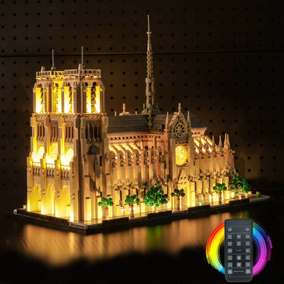 BrickBling Light Kit for LEGO Architecture Notre-Dame de Paris 21061