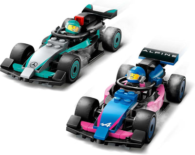 LEGO City F1 Garage met Mercedes-AMG en Alpine Auto's Set
