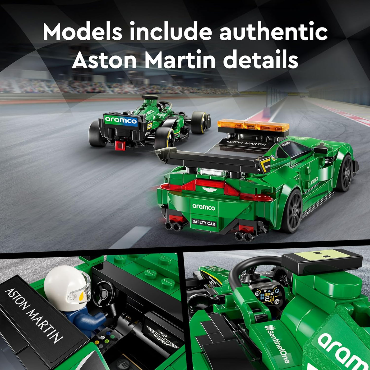 LEGO 76925 - Speed Champions Aston Martin Safety Car and AMR23 - 76925