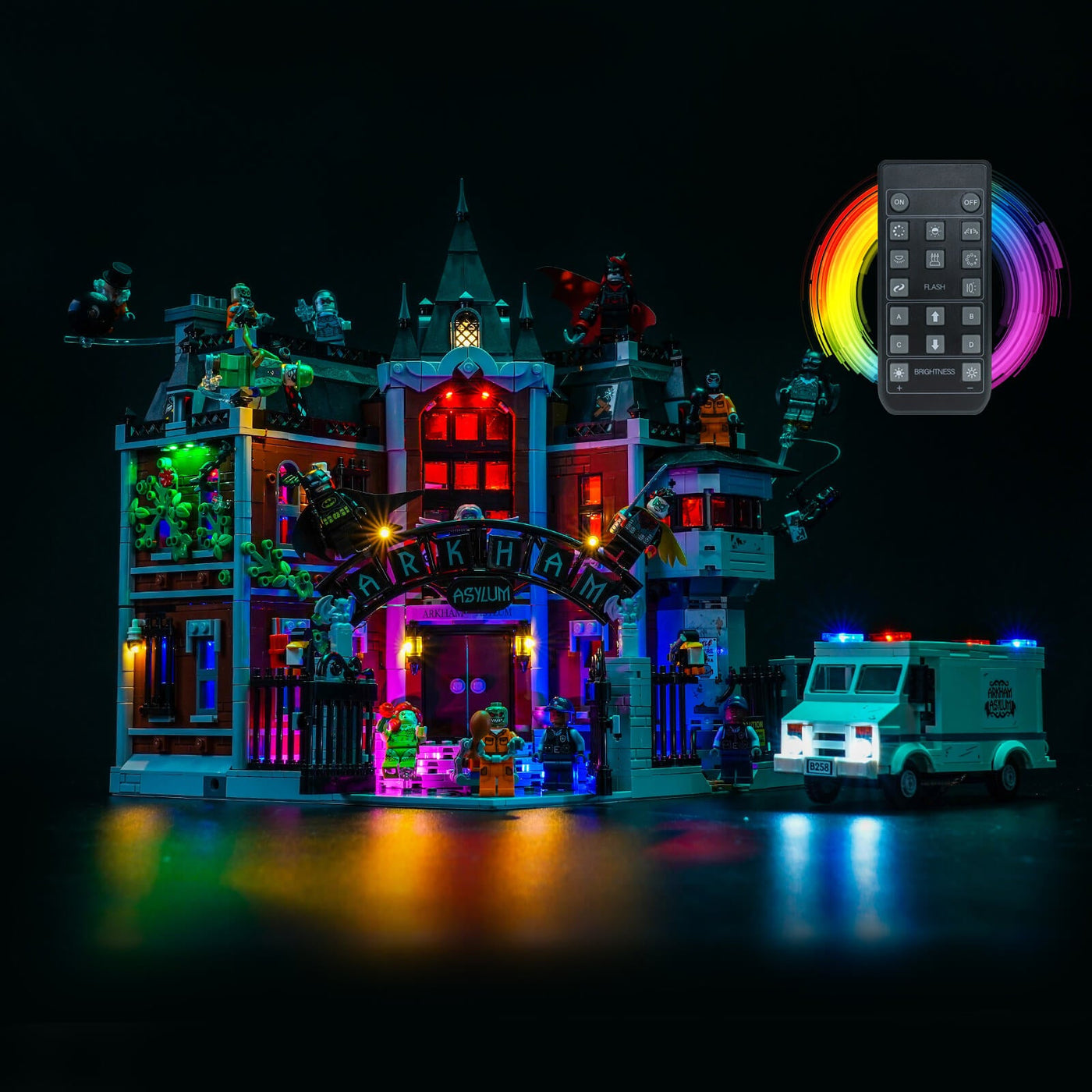 BrickBling Light Kit for LEGO Batman Arkham Asylum™ 76300