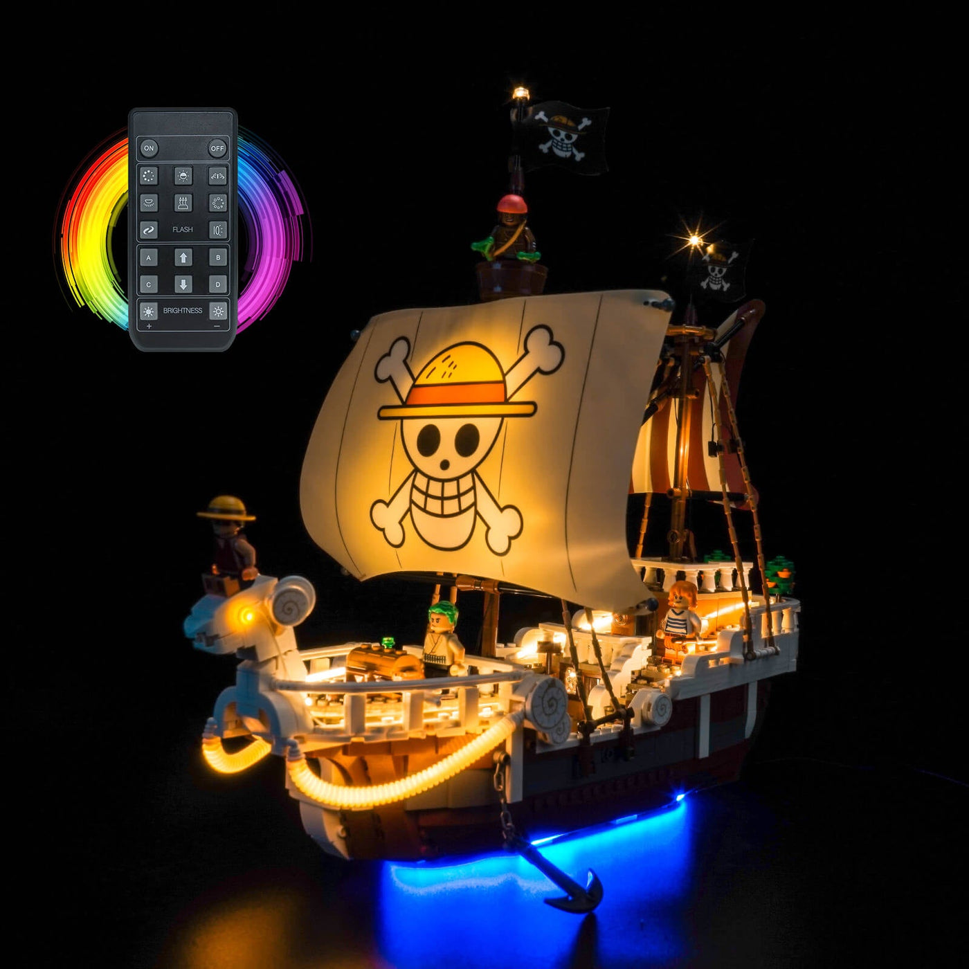 BrickBling Light Kit for LEGO One Piece The Going Merry Pirate Ship 75639