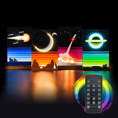 BrickBling Light Kit for LEGO Tales of The Space Age 21340