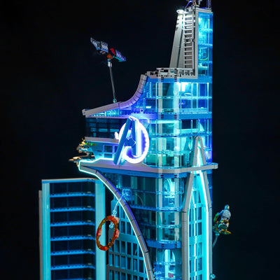 BrickBling Light Kit for LEGO Marvel Avengers Tower 76269 GC Version