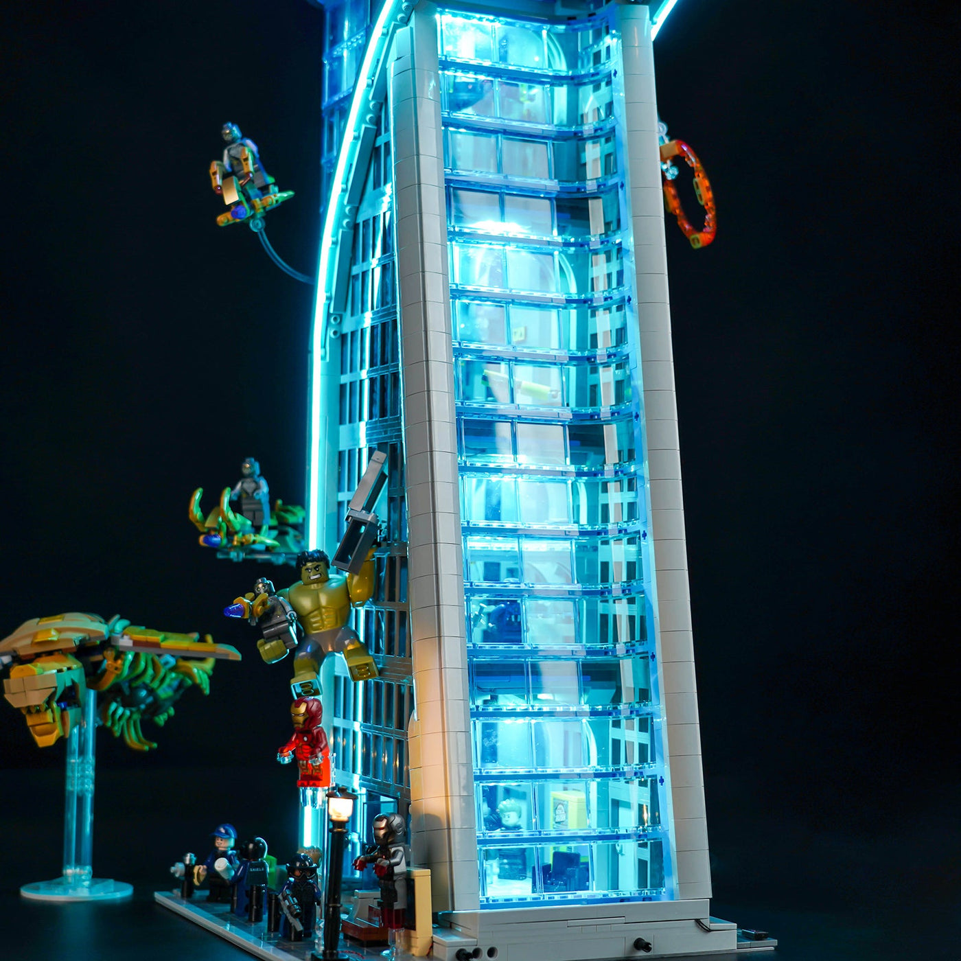 BrickBling Light Kit for LEGO Marvel Avengers Tower 76269 GC Version