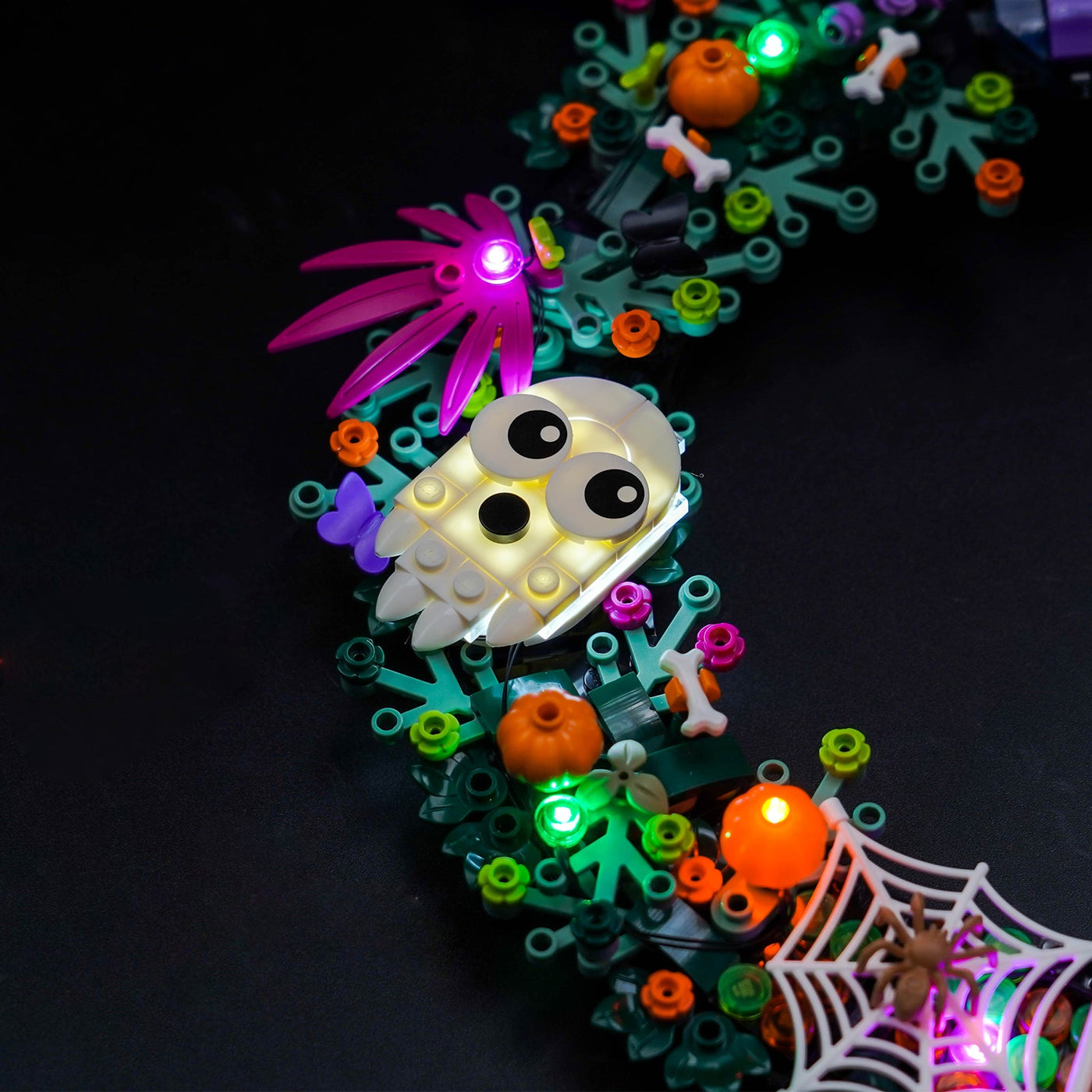 BrickBling Light Kit for LEGO Halloween Wreath 40825
