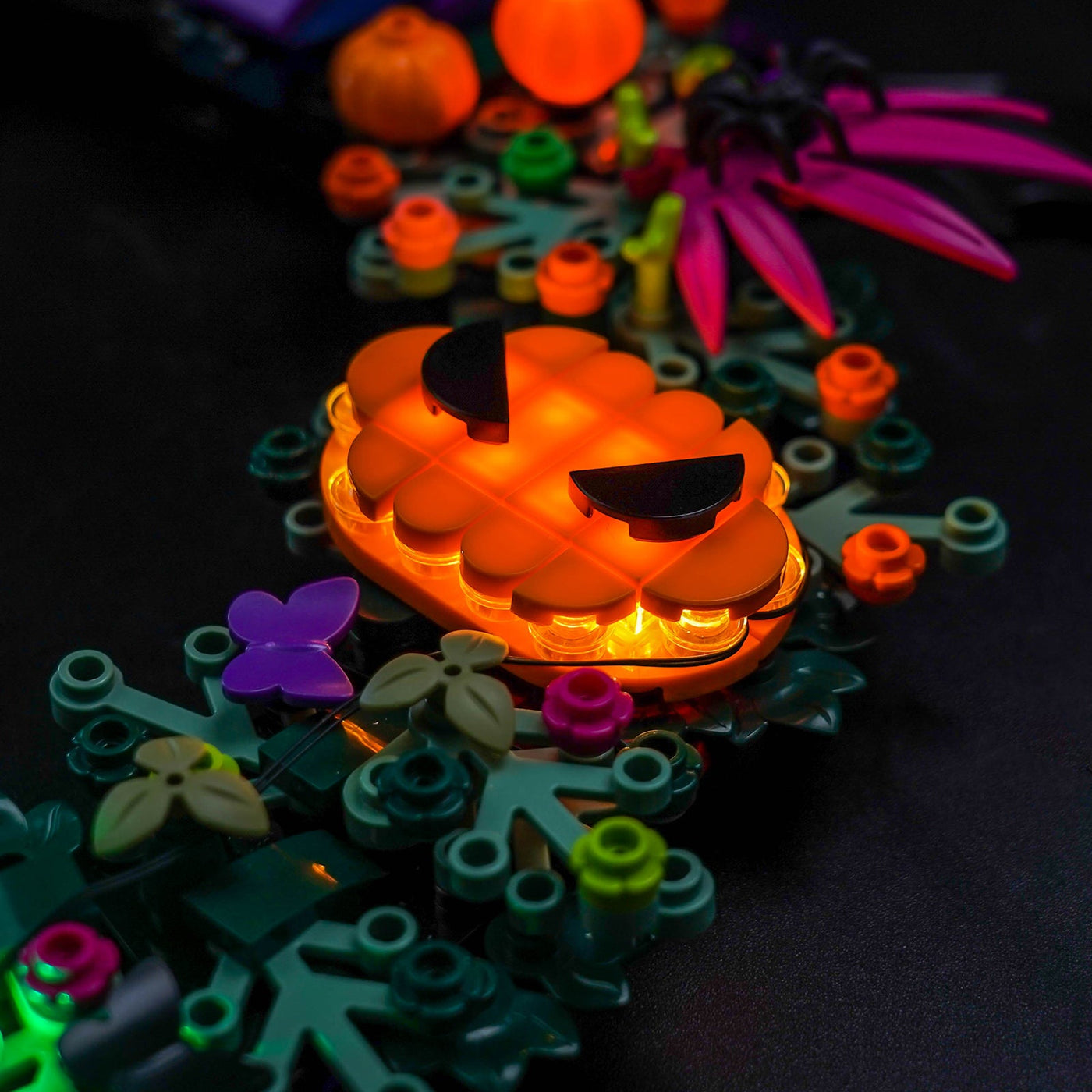 BrickBling Light Kit for LEGO Halloween Wreath 40825