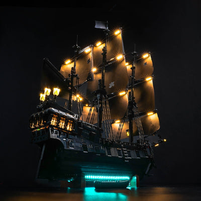 BrickBling Light Kit for LEGO Icons Captain Jack Sparrow's Pirate Ship 10365
