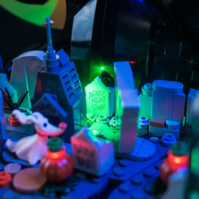 BrickBling Light Kit for LEGO Ideas Disney Tim Burton's The Nightmare Before Christmas 21351