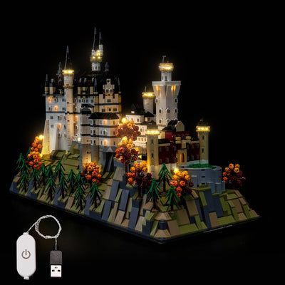 BrickBling Light Kit for LEGO Architecture Neuschwanstein Castle 21063 New Version