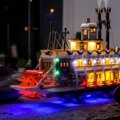 BrickBling Light Kit for LEGO  Ideas River Steamboat 21356