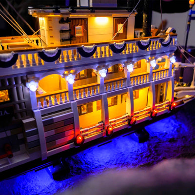 BrickBling Light Kit for LEGO  Ideas River Steamboat 21356