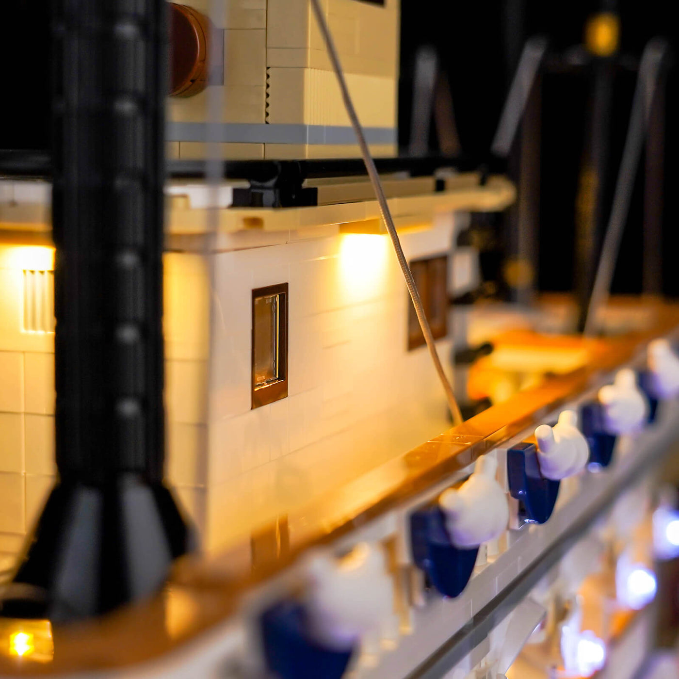BrickBling Light Kit for LEGO  Ideas River Steamboat 21356