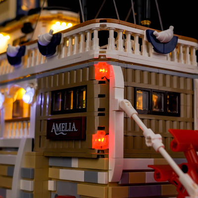 BrickBling Light Kit for LEGO  Ideas River Steamboat 21356