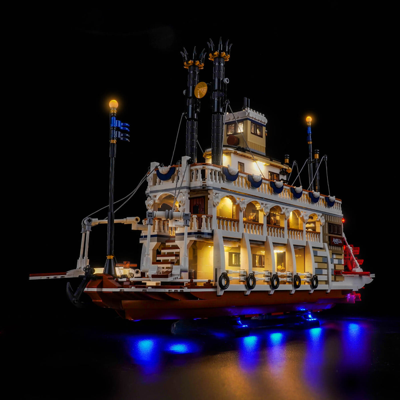 BrickBling Light Kit for LEGO  Ideas River Steamboat 21356