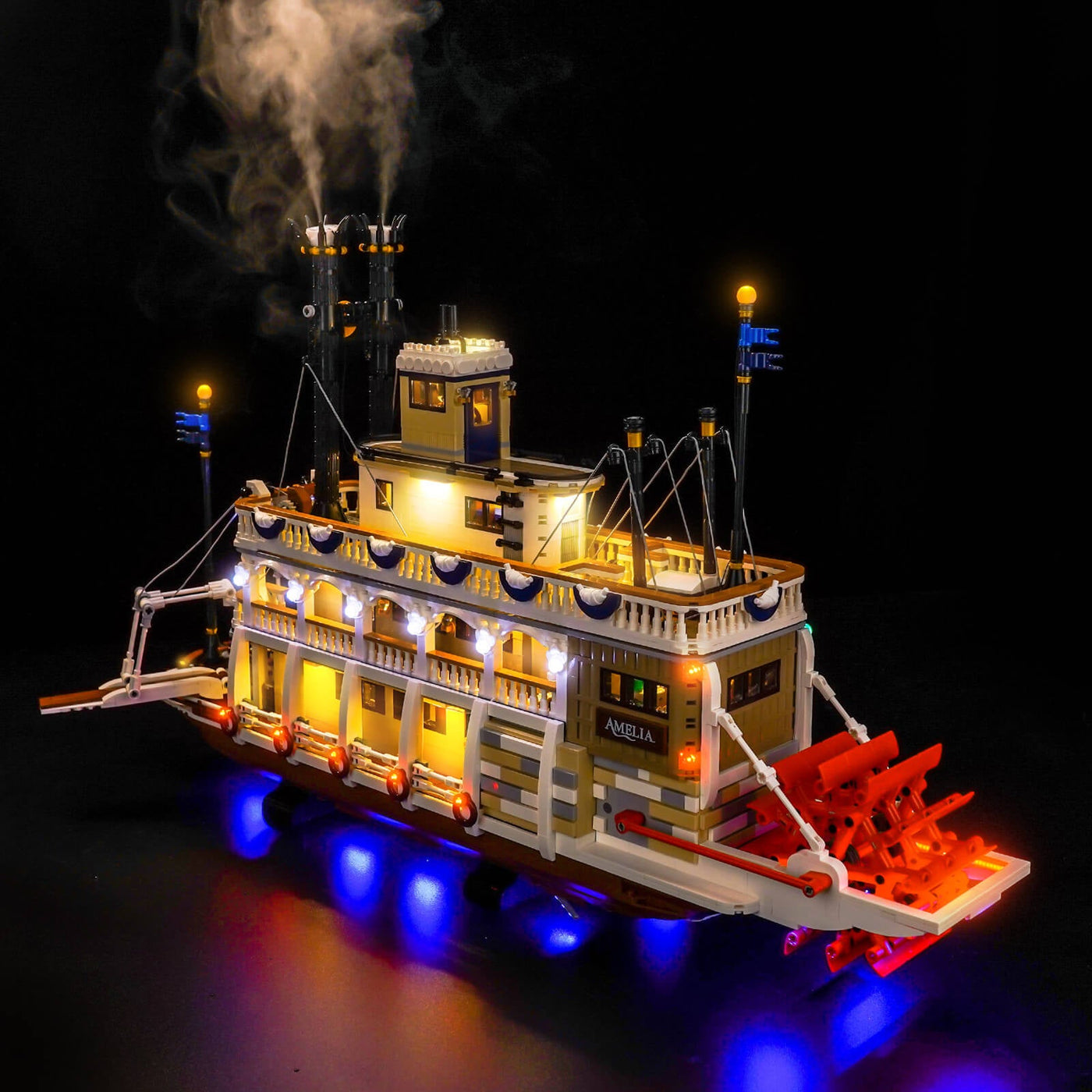 BrickBling Light Kit for LEGO  Ideas River Steamboat 21356