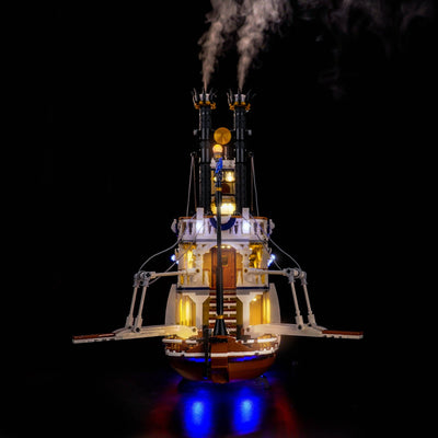 BrickBling Light Kit for LEGO  Ideas River Steamboat 21356