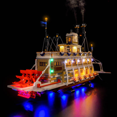 BrickBling Light Kit for LEGO  Ideas River Steamboat 21356