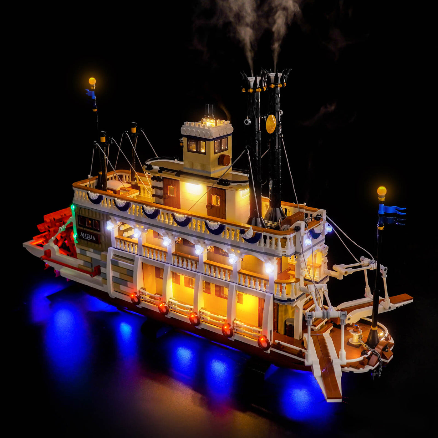 BrickBling Light Kit for LEGO  Ideas River Steamboat 21356