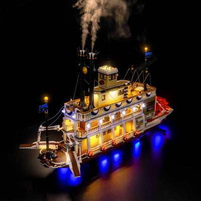 BrickBling Light Kit for LEGO  Ideas River Steamboat 21356