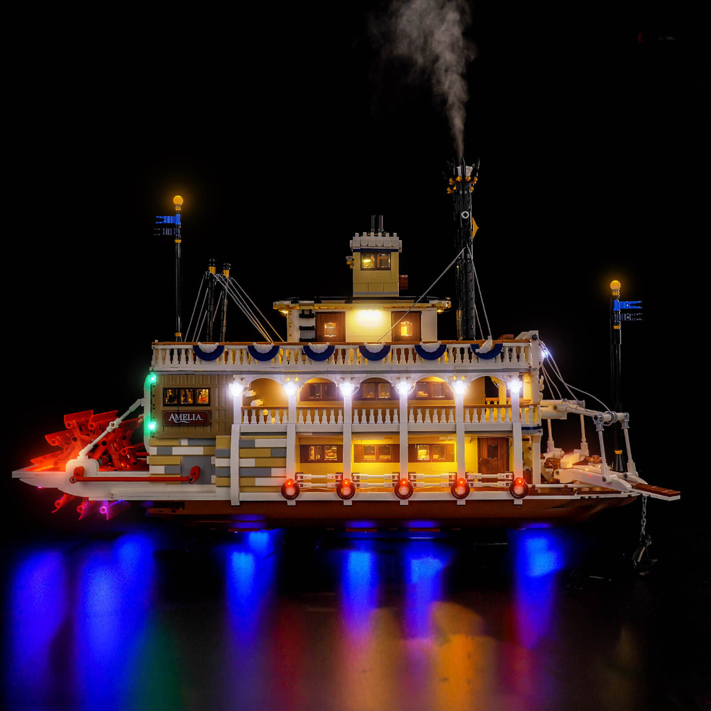 BrickBling Light Kit for LEGO  Ideas River Steamboat 21356