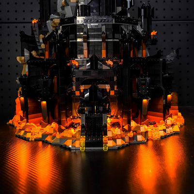 BrickBling Light Kit for LEGO Icons The Lord of the Rings: Barad-dûr 10333 Plus Version