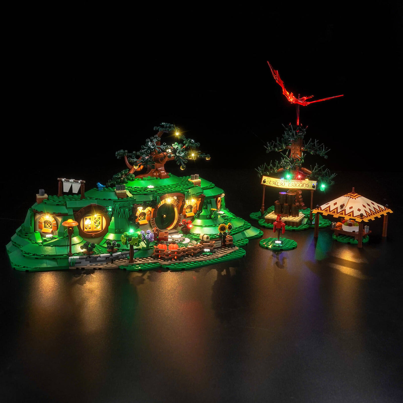 BrickBling Light Kit for LEGO Icons The Lord of the Rings: The Shire™ 10354