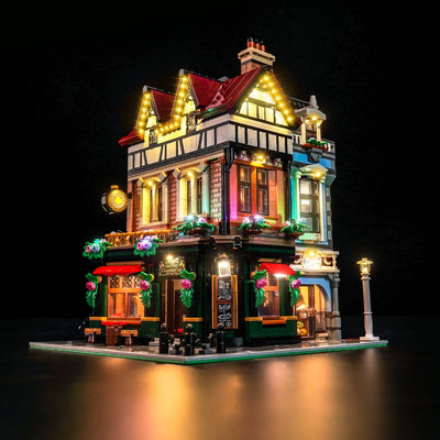 BrickBling Light Kit for LEGO Icons Tudor Corner 10350