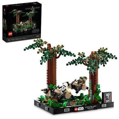 LEGO Endor Speeder Bike Chase Diorama 75353 StarWars