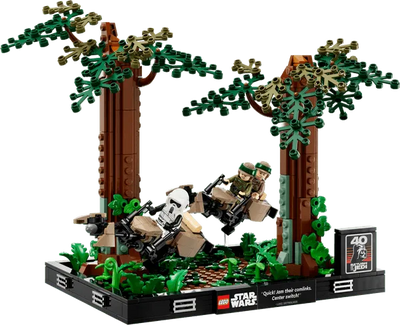 LEGO Endor Speeder Bike Chase Diorama 75353 StarWars