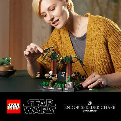 LEGO Endor Speeder Bike Chase Diorama 75353 StarWars