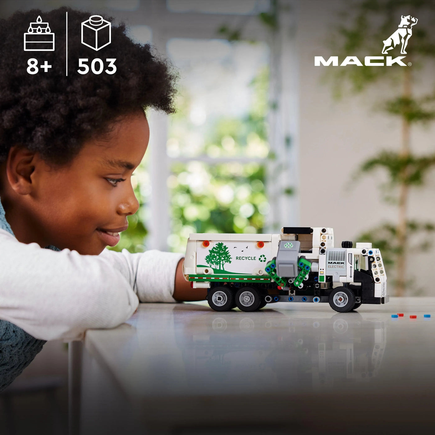 LEGO MACK LR Electrische vuilniswagen 42167 Technic
