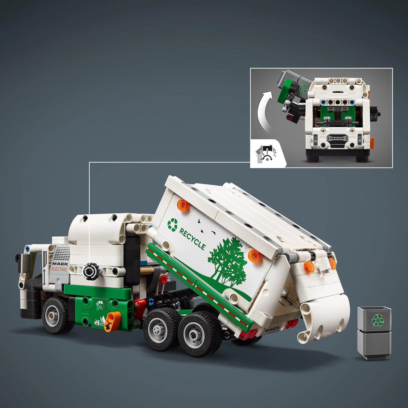 LEGO MACK LR Electrische vuilniswagen 42167 Technic