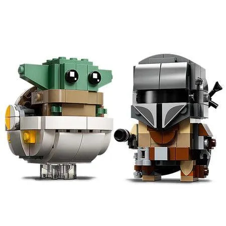 LEGO Mandalorian en het kind Yoda 75317 Brickheadz