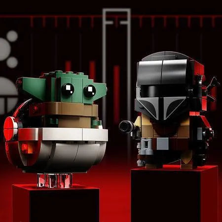 LEGO Mandalorian en het kind Yoda 75317 Brickheadz