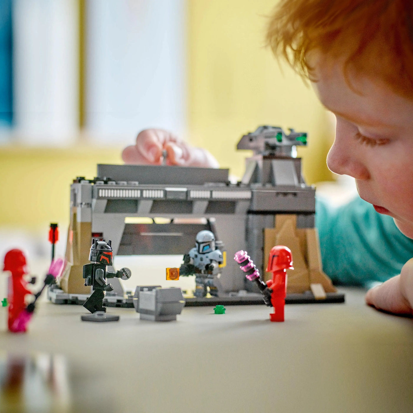 LEGO Paz Vizsla™ en Moff Gideon™ duel 75386 StarWars