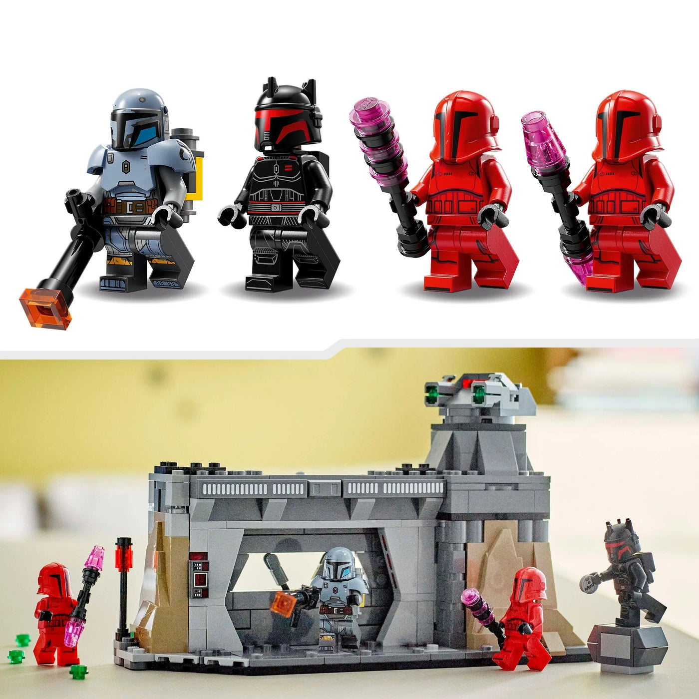 LEGO Paz Vizsla™ en Moff Gideon™ duel 75386 StarWars