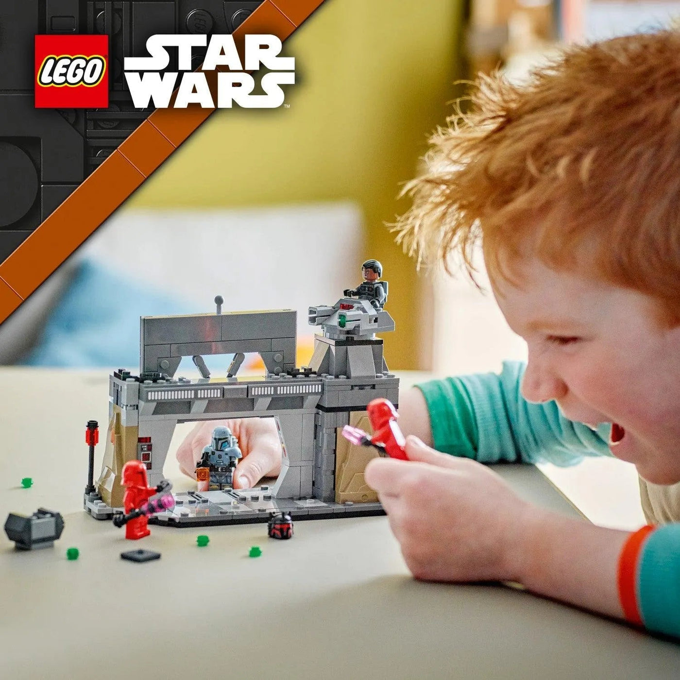 LEGO Paz Vizsla™ en Moff Gideon™ duel 75386 StarWars