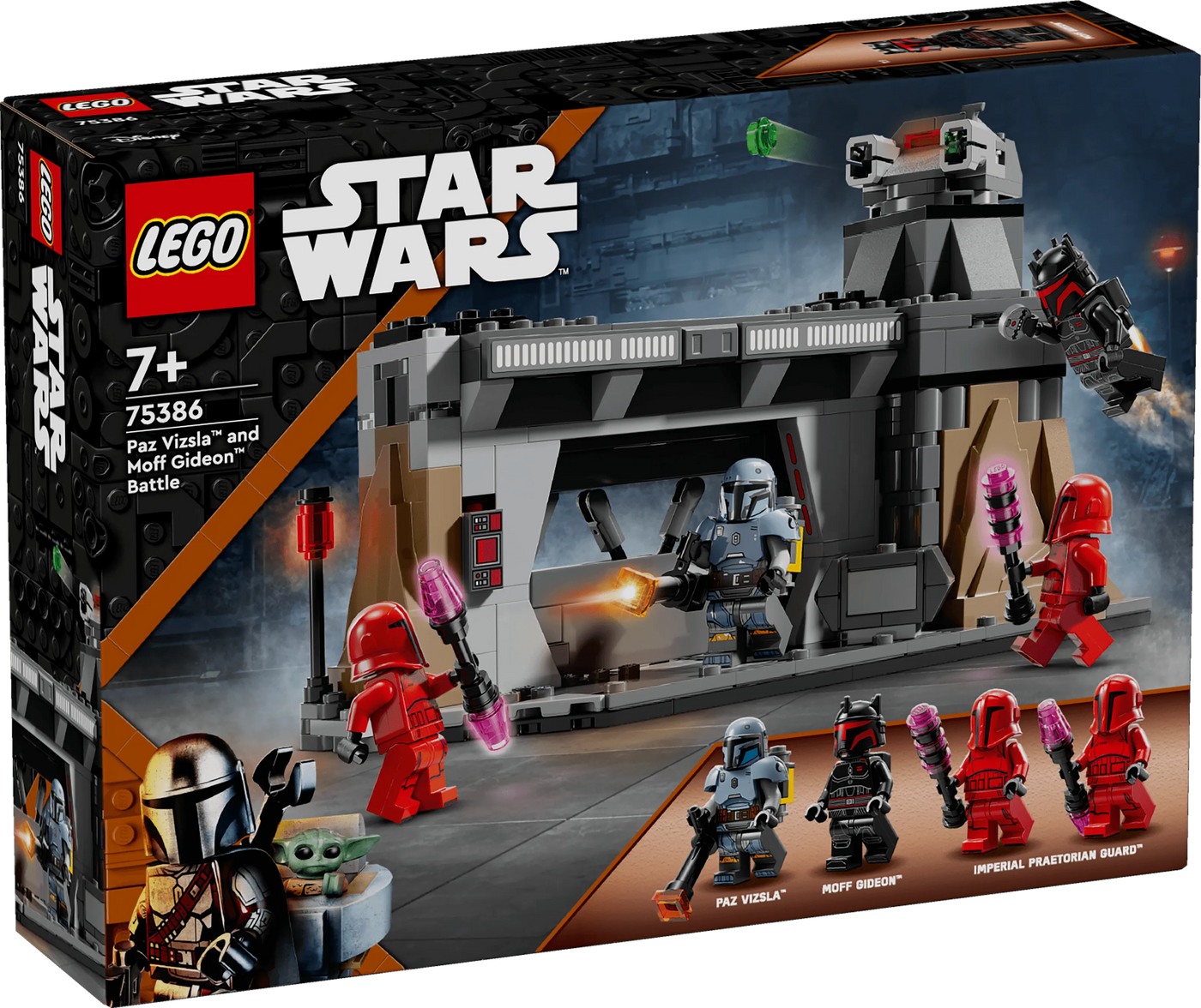LEGO Paz Vizsla™ en Moff Gideon™ duel 75386 StarWars