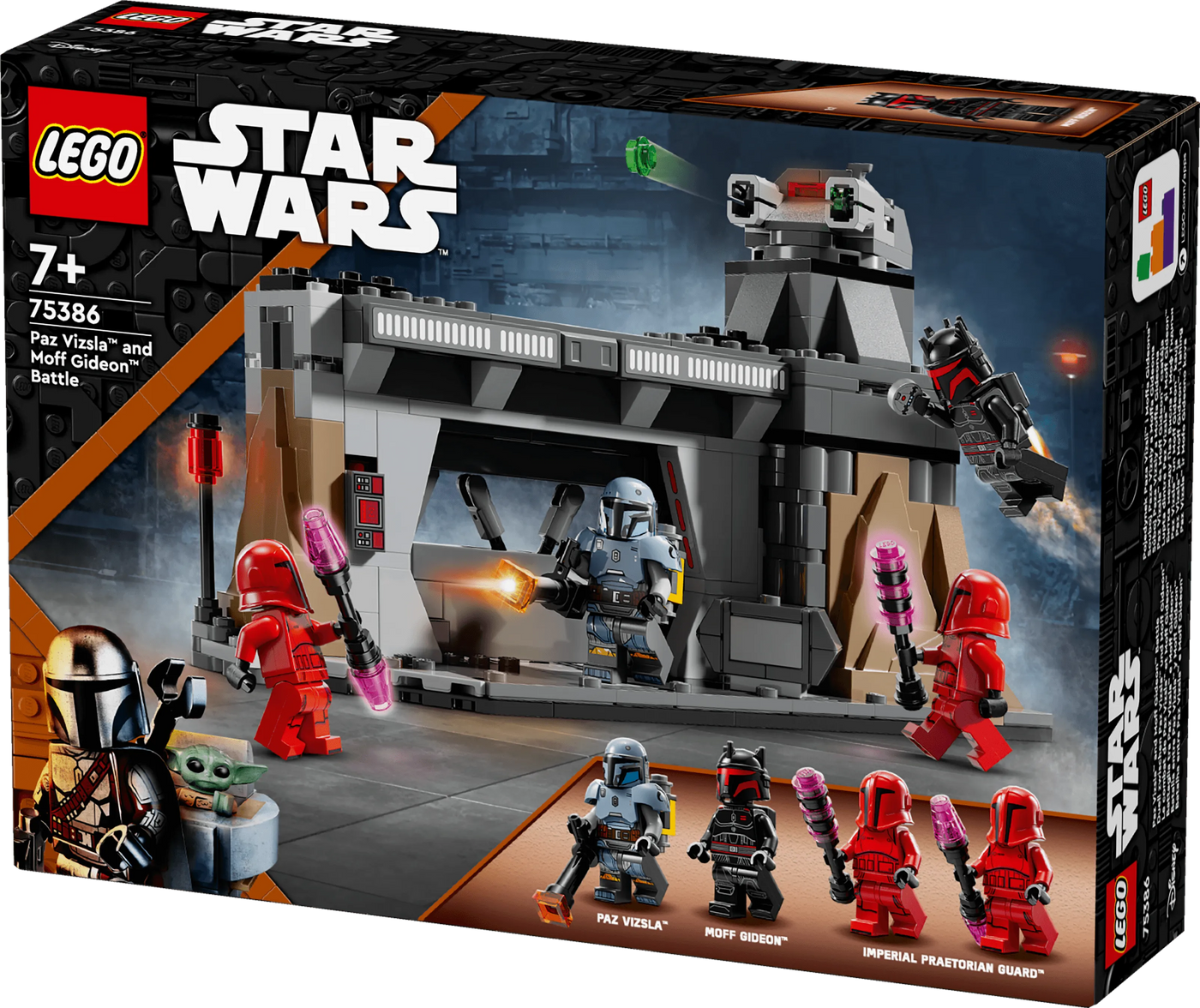 LEGO Paz Vizsla™ en Moff Gideon™ duel 75386 StarWars
