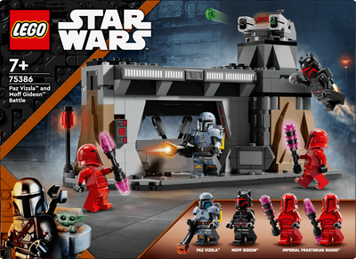LEGO Paz Vizsla™ en Moff Gideon™ duel 75386 StarWars