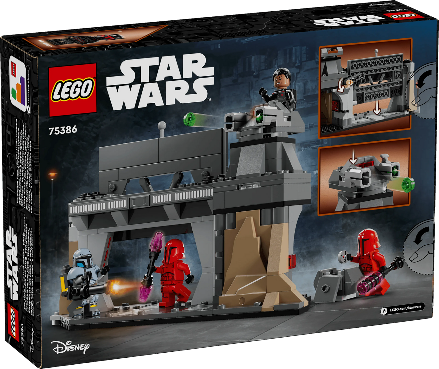 LEGO Paz Vizsla™ en Moff Gideon™ duel 75386 StarWars